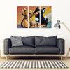 Chihuahua Dog Love Print-5 Piece Framed Canvas- Free Shipping-Paww-Printz-Merchandise
