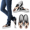Norwegian Buhund Dog Print Slip Ons For Women-Express Shipping-Paww-Printz-Merchandise