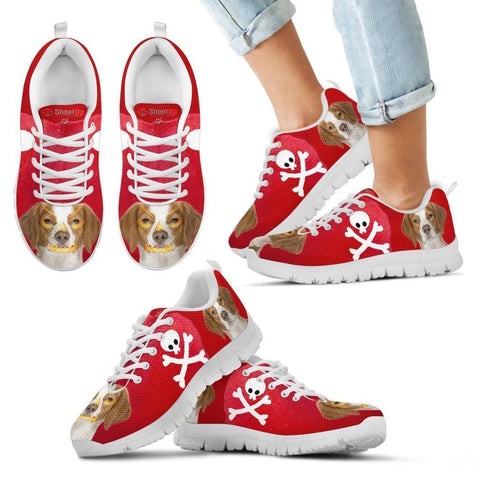 Brittany Halloween Print Running Shoes For Kids/Women-Free Shipping-Paww-Printz-Merchandise