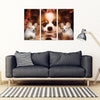 Papillon Dog Print- Piece Framed Canvas- Free Shipping-Paww-Printz-Merchandise