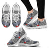 Flying African Grey Parrot Christmas Print Running Shoes For Women-Free Shipping-Paww-Printz-Merchandise