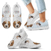 Beagle Dog Black Dots Print Running Shoes For Kids-Free Shipping-Paww-Printz-Merchandise