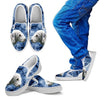 Bedlington Terrier Print Slip Ons For Kids- Express Shipping-Paww-Printz-Merchandise