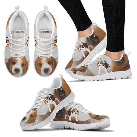 Beagle Eyes Print Running Shoes For Women-Free Shipping-Paww-Printz-Merchandise