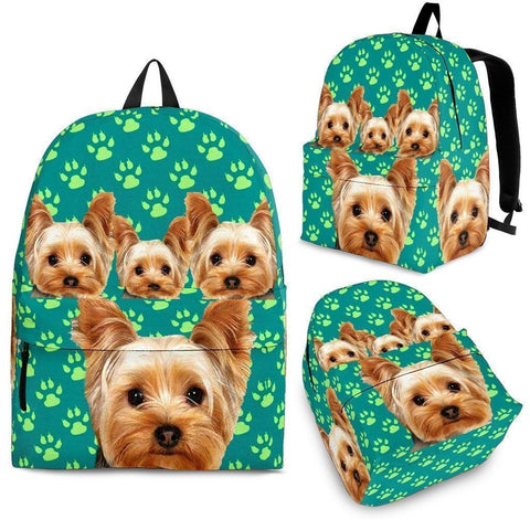 Yorkshire Terrier Print BackPack - Express Shipping-Paww-Printz-Merchandise
