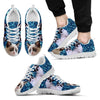 Snowshoe cat (Black/White) Running Shoes For Men-Free Shipping Limited Edition-Paww-Printz-Merchandise