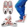 Dogo Argentino Print Slip Ons For Kids- Express Shipping-Paww-Printz-Merchandise