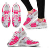 Charolais Cattle Cow Christmas Running Shoes For Women- Free Shipping-Paww-Printz-Merchandise