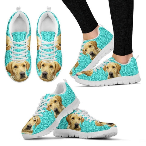 Customized Dog Print-(White) Running Shoes For Women-Express Shipping-Designed By Cindy Mattera-Paww-Printz-Merchandise