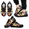 Multiple Labrador Retriever Print (Black/White) Running Shoes For Men-Express Shipping-Paww-Printz-Merchandise
