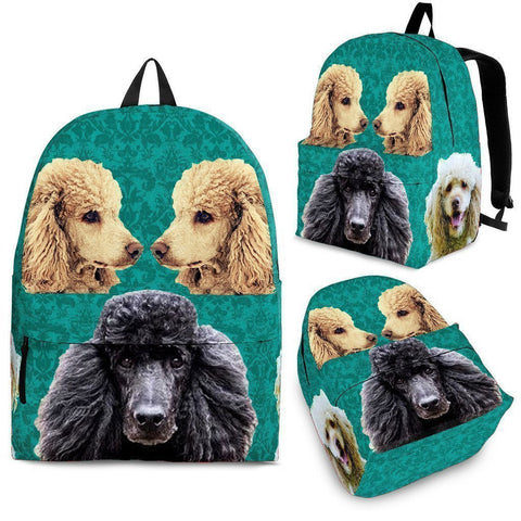 Poodle Dog Print Backpack-Express Shipping-Paww-Printz-Merchandise
