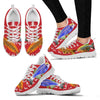 Slender Danios Fish Print Christmas Running Shoes For Women- Free Shipping-Paww-Printz-Merchandise