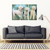 Lagotto Romagnolo Dog Print-5 Piece Framed Canvas- Free Shipping-Paww-Printz-Merchandise