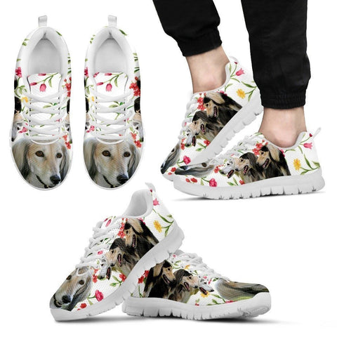 Saluki Dog Running Shoes For Men-Free Shipping-Paww-Printz-Merchandise