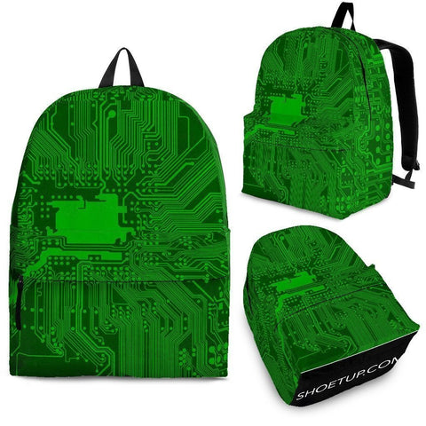Circuit Board Pattern Backpack (Design 1) - Free Express Shipping-Paww-Printz-Merchandise