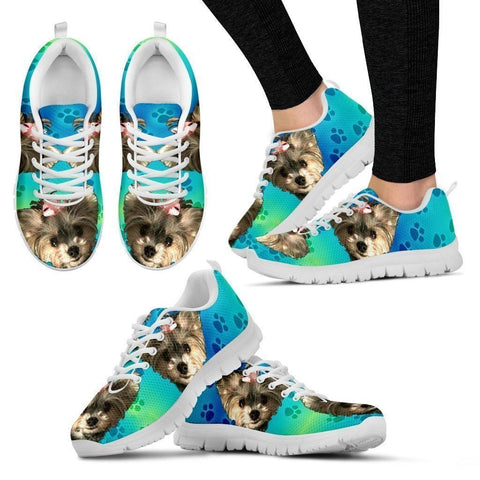 Customized Dog Print Running Shoes For Women-Free Shipping-Designed By Sandra Rex-Paww-Printz-Merchandise