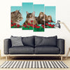 Maine Coon Cat2 Print-5 Piece Framed Canvas- Free Shipping-Paww-Printz-Merchandise