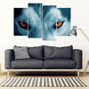 Siberian Husky Eyes Print- 5 Piece Framed Canvas- Free Shipping-Paww-Printz-Merchandise