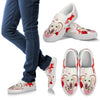 Valentine's Day Special Labrador Retriever Print Slip Ons For Women- Free Shipping-Paww-Printz-Merchandise