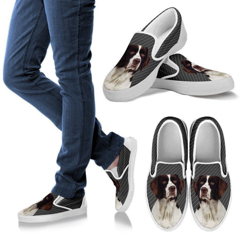 Drentse Patrijshond Dog Print Slip Ons For Women-Express Shipping-Paww-Printz-Merchandise
