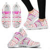 Gloucestershire Old Spots Pig Print Christmas Running Shoes For Women- Free Shipping-Paww-Printz-Merchandise