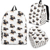 Pug Floral Print BackPack - Free Shipping-Paww-Printz-Merchandise