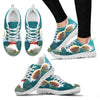 Kissing Gourami Fish Print Christmas Running Shoes For Women- Free Shipping-Paww-Printz-Merchandise