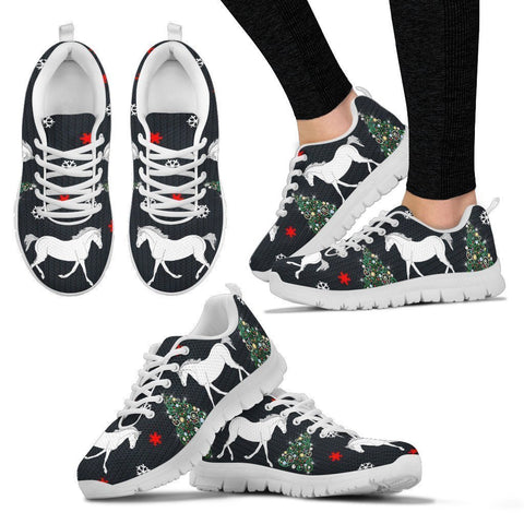 Missouri Fox Trotter Horse Print Christmas Running Shoes For Women-Free Shipping-Paww-Printz-Merchandise