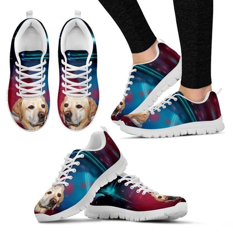 Labrador Dog Print Running Shoe For Women- Free Shipping-Paww-Printz-Merchandise