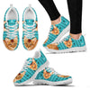 Abyssinian Cat Christmas Running Shoes For Women- Free Shipping-Paww-Printz-Merchandise
