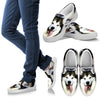 Alaskan Malamute Dog Print Slip Ons For Women- Express Shipping-Paww-Printz-Merchandise