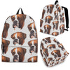 Boxer Dog Print Backpack- Express Shipping-Paww-Printz-Merchandise