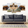 Tibetan Spaniel Print-5 Piece Framed Canvas- Free Shipping-Paww-Printz-Merchandise