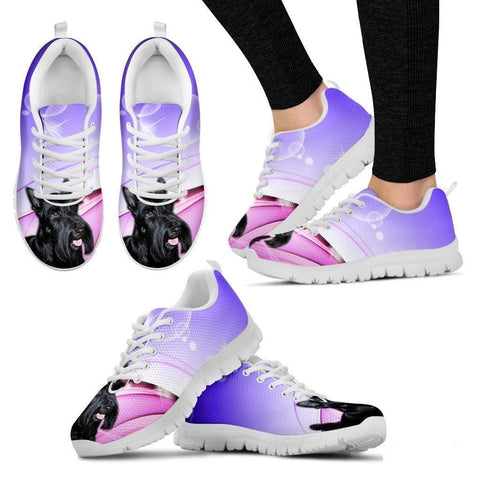 Scottish Terrier Dog Running Shoes For Women-Free Shipping-Paww-Printz-Merchandise