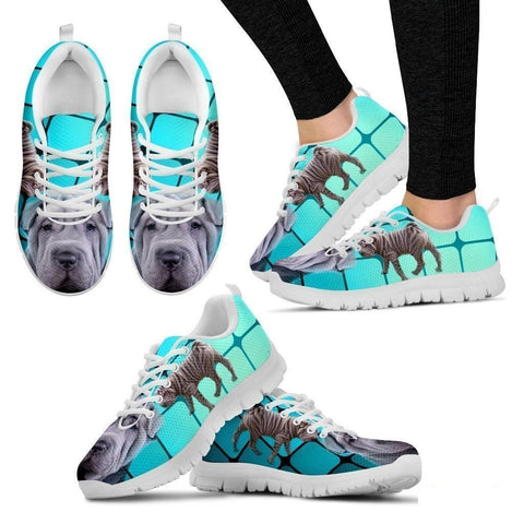 Shar Pei-Dog Running Shoes For Women-Free Shipping-Paww-Printz-Merchandise