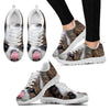 Shih Tzu Printed (Black/White) Running Shoes For Women-Free Shipping-Paww-Printz-Merchandise
