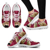 European Hamster Print (Black/White) Running Shoes For Women-Free Shipping-Paww-Printz-Merchandise