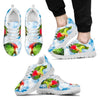 Amazon Red Headed Parrot Print Running Shoes For Men-Free Shipping Limited Edition-Paww-Printz-Merchandise