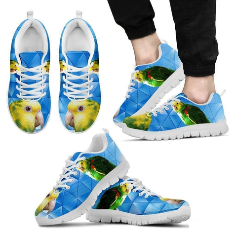 Amazon Yellow Headed Parrot Running Shoes For Men-Free Shipping Limited Edition-Paww-Printz-Merchandise