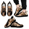 Sokoke Cat Print (White/Black) Running Shoes For Men-Free Shipping-Paww-Printz-Merchandise