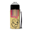 Cute Golden Retriever Sketch Print Wallet Case-Free Shipping-TX State