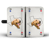 Golden Retriever Print Wallet Case- Free Shipping-TX State
