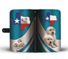 Cute Golden Retriever Puppies Print Wallet Case-Free Shipping-TX State