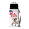 Cute Labrador Retriever Print Wallet Case-Free Shipping-TX State