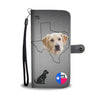 Labrador Retriever Print Wallet Case- Free Shipping-TX State