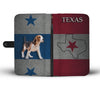 Cute Beagle Dog Print Wallet Case-Free Shipping-TX State