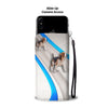 Beagle Walking Print Wallet Case-Free Shipping-TX State