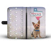 Cute Yorkshire terrier Print Wallet Case-Free Shipping-TX State