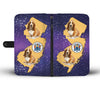 Cute Basset Hound Dog Print Wallet Case-Free Shipping-NJ State