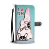 Cute Boston Terrier Dog Art Print Wallet Case-Free Shipping-NH State